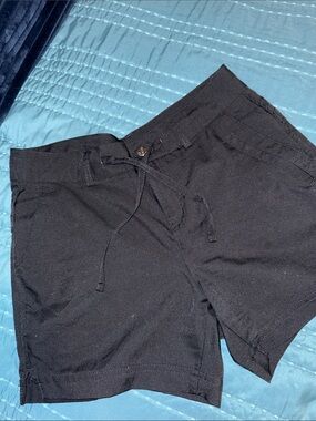 Magellan Outdoors Black High-Waist Drawstring Shorts